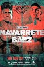 Poster for Emanuel Navarrete vs. Eduardo Baez