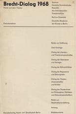 Poster for Brecht Dialog