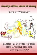 Poster for Crosby, Stills, Nash & Young - Live in Wembley 1974