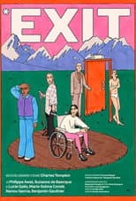 Poster for EXIT - Théâtre du Train Bleu - Festival OFF Avignon