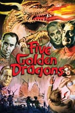 Poster for Five Golden Dragons