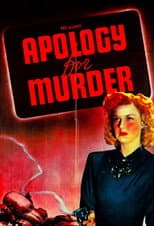 Poster for Apology for Murder