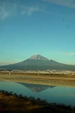 Poster for Mount Fuji Seen from a Moving Train