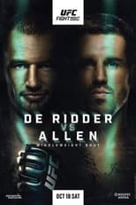 Poster for UFC Fight Night 262: de Ridder vs. Allen
