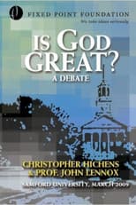 Poster for Christopher Hitchens vs John Lennox - Is God Great? Debate