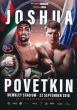 Poster for Anthony Joshua vs. Alexander Povetkin