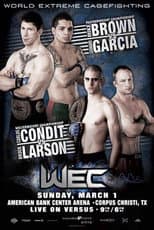 Poster for WEC 39: Brown vs. Garcia