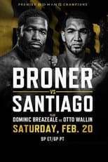 Poster for Adrien Broner vs. Jovanie Santiago