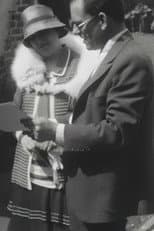 Poster for Mabel and Bill Dumphy's visit with Hazel & Lon Chaney