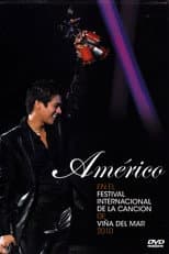 Poster for Américo at the Viña del Mar International Song Festival 2010