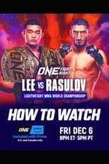 Poster for ONE Fight Night 26: Lee vs. Rasulov