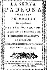 Poster for Pergolesi: La Serva Padrona