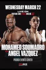 Poster for Mohamed Soumaoro vs. Angel Vazquez