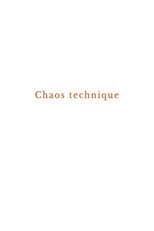 Poster for Technical chaos