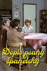 Poster for Dopis psaný španělsky