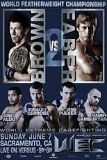 Poster for WEC 41: Brown vs. Faber 2