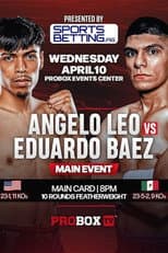 Poster for Angelo Leo vs. Eduardo Baez