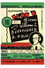 Poster for Joy Division: Plan K, Brussels 16th October, 1979