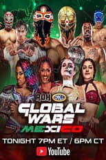 Poster for ROH/CMLL Global Wars Mexico