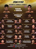 Poster for ONE Friday Fights 21: Paidang vs. Kongsuk