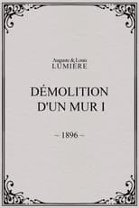 Poster for Demolition of a Wall, I