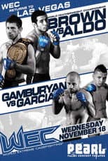 Poster for WEC 44: Brown vs. Aldo