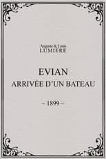 Poster for Evian : arrivée d’un bateau