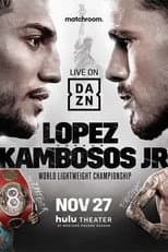 Poster for Teofimo Lopez vs. George Kambosos Jr