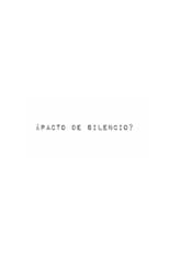 Poster for ¿Pacto de silencio?