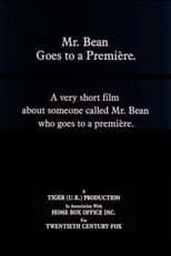 Poster for Mr. Bean Goes to a Première