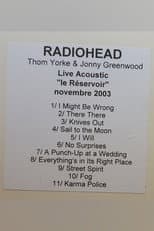 Poster for Thom Yorke and Jonny Greenwood | Acoustic at Le Reservoir