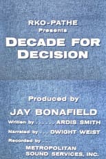 Poster for Decade for Decision