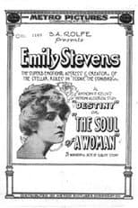 Poster for Destiny: or, the Soul of a Woman