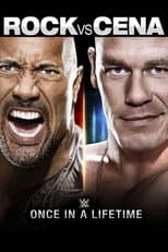 Poster for WWE: The Rock vs John Cena: Once in a Lifetime