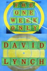 Poster for Jonathan Ross Presents for One Week Only: David Lynch