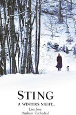 Poster for Sting: A Winter's Night...Live From Durham Cathedral