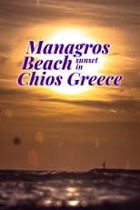 Poster for Managros Beach Sunset in Chios Greece