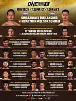 Poster for ONE Friday Fights 6: Gingsanglek vs. Kongthoranee