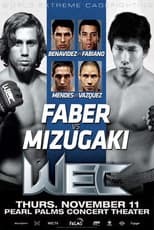 Poster for WEC 52: Faber vs. Mizugaki
