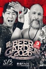 Poster for DDT Fighting Beer Garden 2026 in Shinjuku [FINAL COUNTDOWN 3]