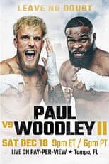 Poster for Jake Paul vs. Tyron Woodley II