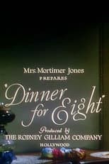 Poster for Mrs. Mortimer Jones Prepares "Dinner for Eight"
