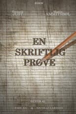 Poster for En Skriftlig Prøve