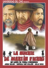 Poster for La muerte de Martín Fierro