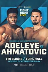 Poster for David Adeleye vs. Emir Ahmatovic