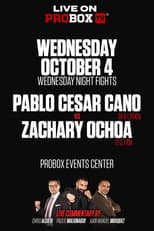 Poster for Pablo Cesar Cano vs. Zachary Ochoa