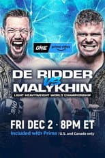 Poster for ONE on Prime Video 5: De Ridder vs. Malykhin
