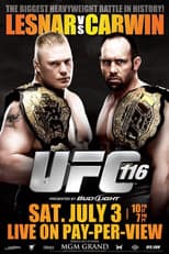 Poster for UFC 116: Lesnar vs. Carwin