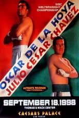 Poster for Oscar de la Hoya vs. Julio César Chávez II