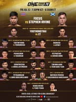 Poster for ONE Friday Fights 70: Focus vs. Irvine